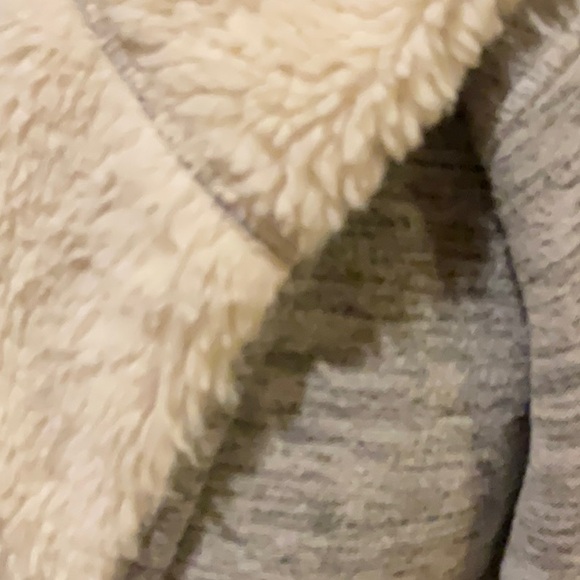 Heather Gray Fur Lined  Ugg Robe - Picture 2 of 3